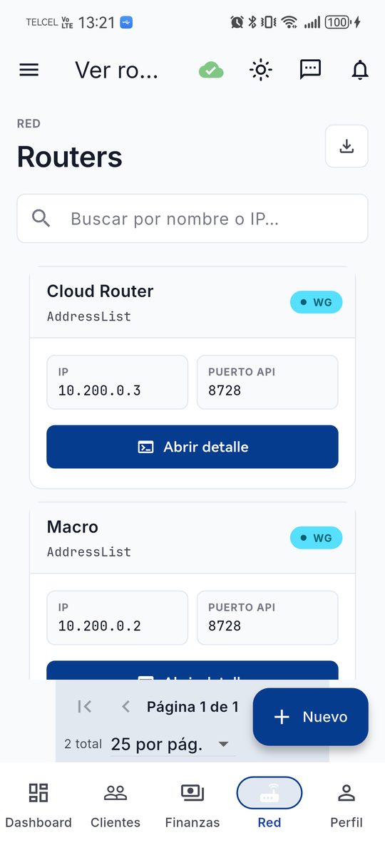 Gestión de routers MikroTik desde la app MacroWisp